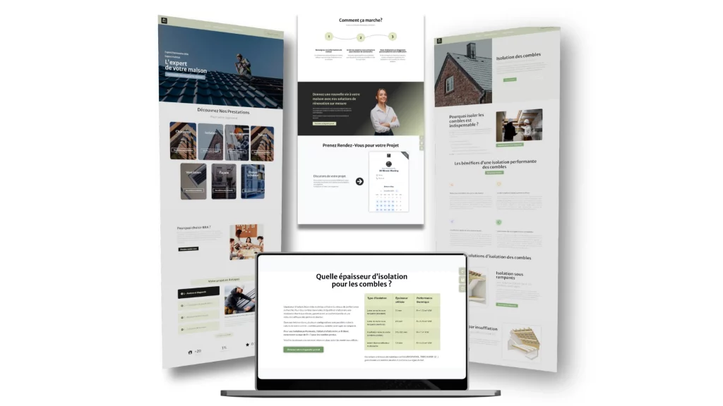 CRÉATION de site web pour professionnel du BTP Expert PatrimoineBRA