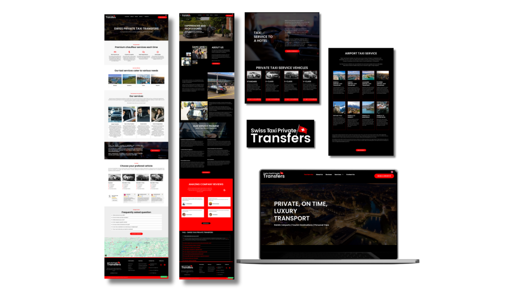 Refonte site web chauffeur VTC en suisse